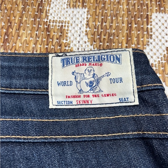 True Religion Dark Blue Women's Jeans Skinny Size 28 ( New Without Label) - Picture 9 of 12